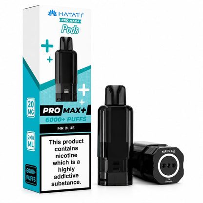 Hayati Pro Max Plus 6000 Puff Prefilled Replacement Pods, Pack Of 5