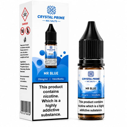Crystal Prime 7000 Nic Salt 10ml E-Liquid - Pack of 10 Bottles