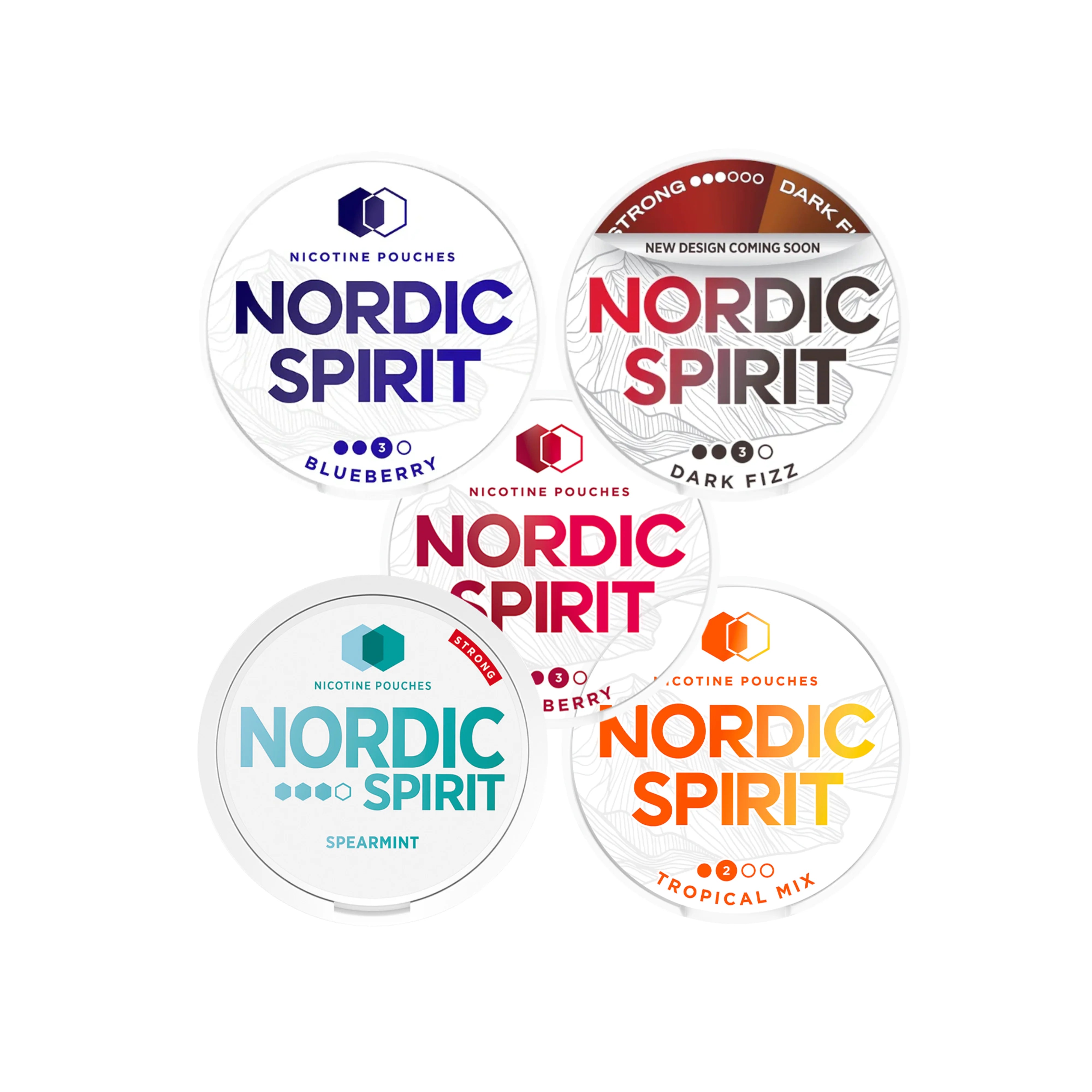 Nordic Spirit Nicotine Pouches, Pack Of 5 Cans