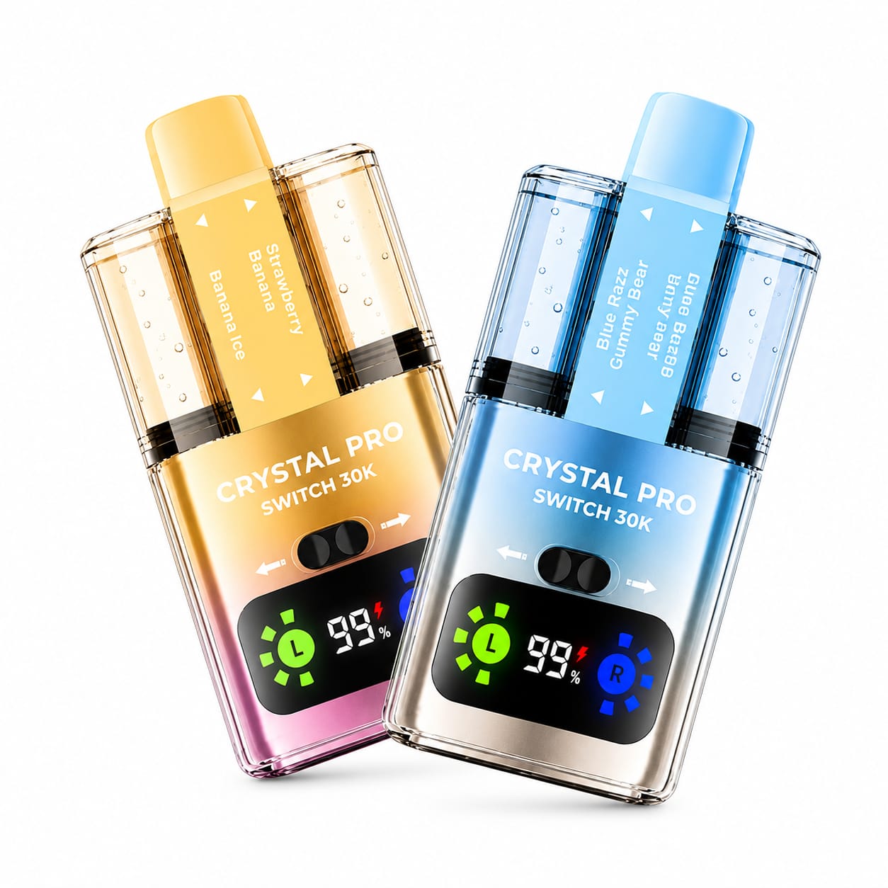 Crystal Pro Switch 30k Prefilled Vape Kit, Pack Of 5 Devices