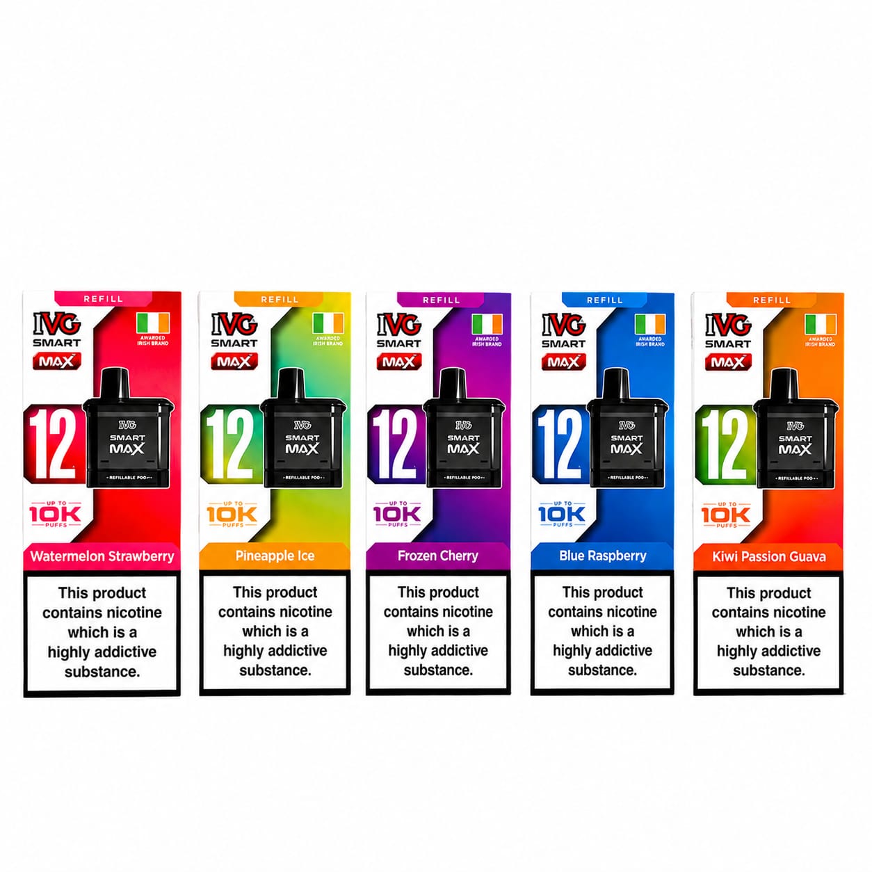 IVG Smart Max 10000 Puff Prefilled Replacement Pods - Pack of 5