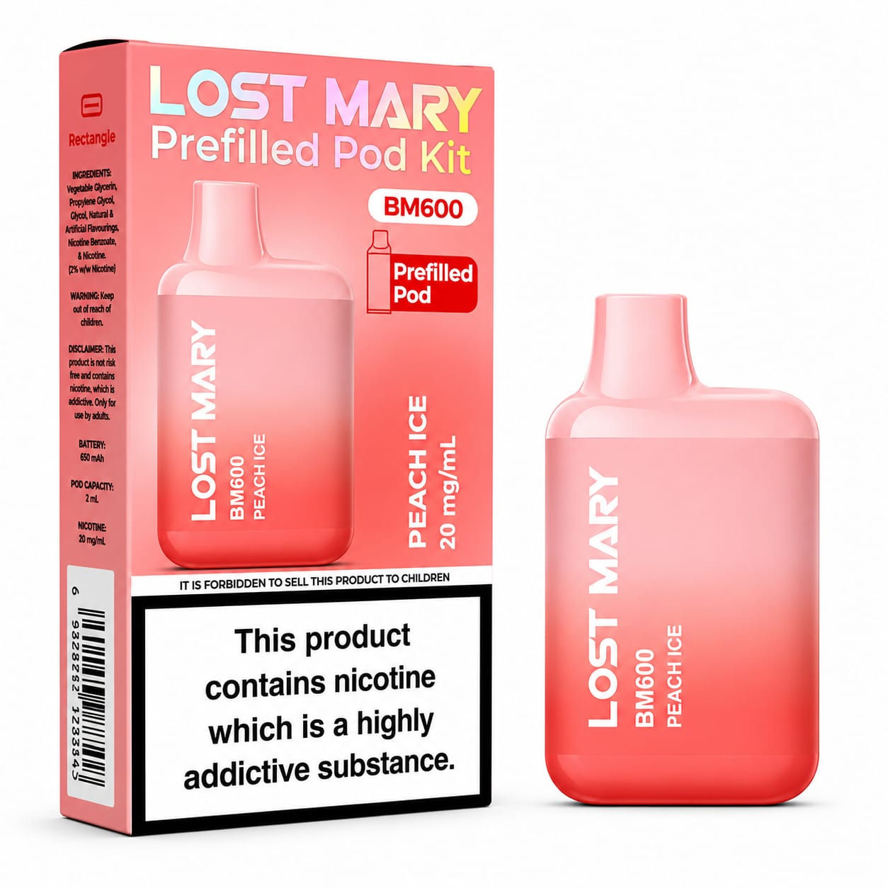 Lost Mary BM600 Prefilled Vape Kit - Single Edition