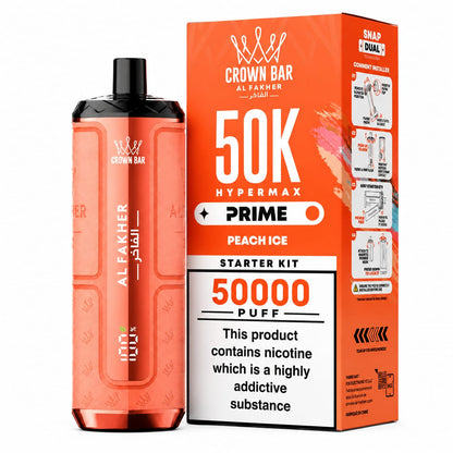 Crown Bar Al Fakher HyperMax Prime 50K Prefilled Vape Device - Single Device