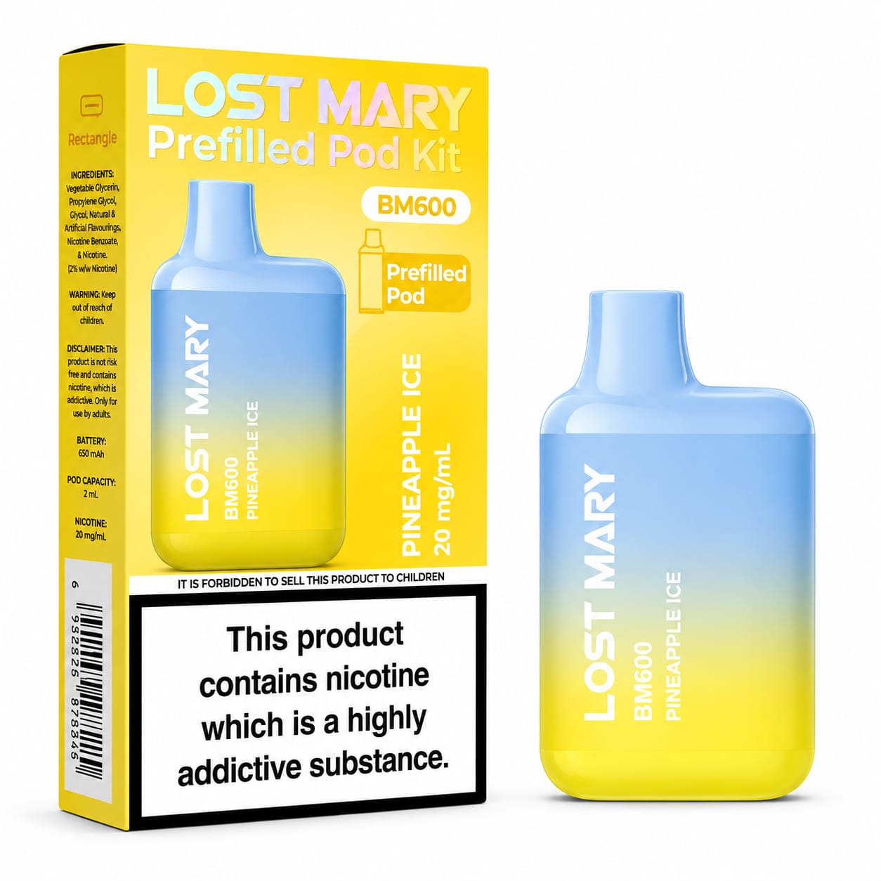 Lost Mary BM600 Prefilled Vape Kit - Single Edition