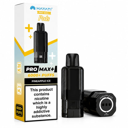 Hayati Pro Max Plus 6000 Puff Prefilled Replacement Pods, Pack Of 5