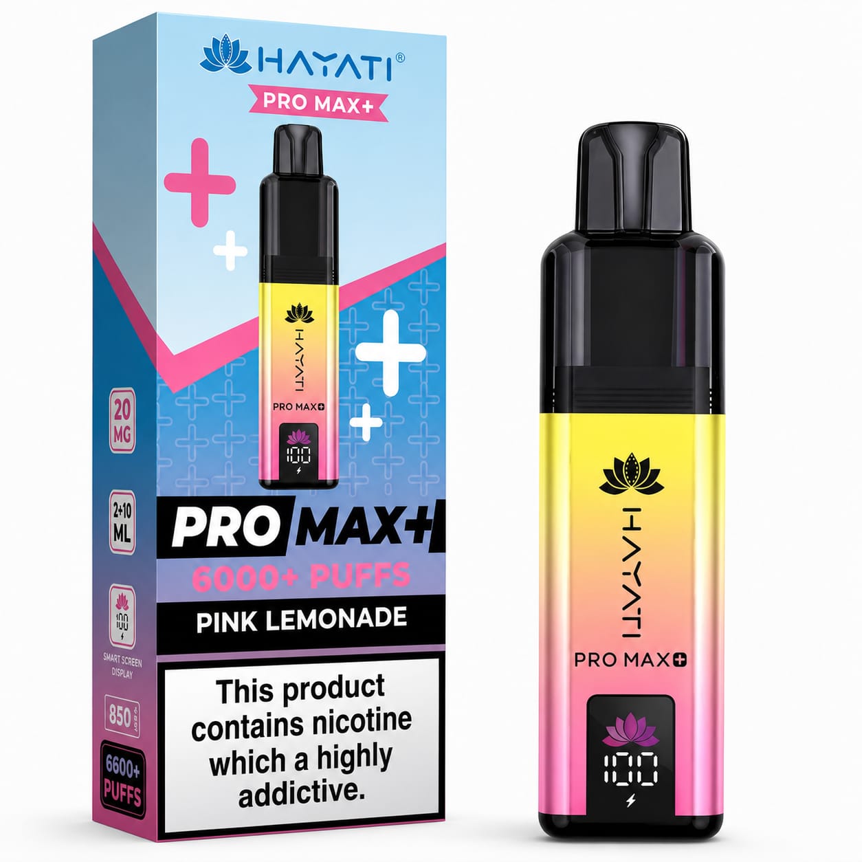 Hayati Pro Max Plus 6000 Puff Prefilled Vape Kit - Pack Of 5