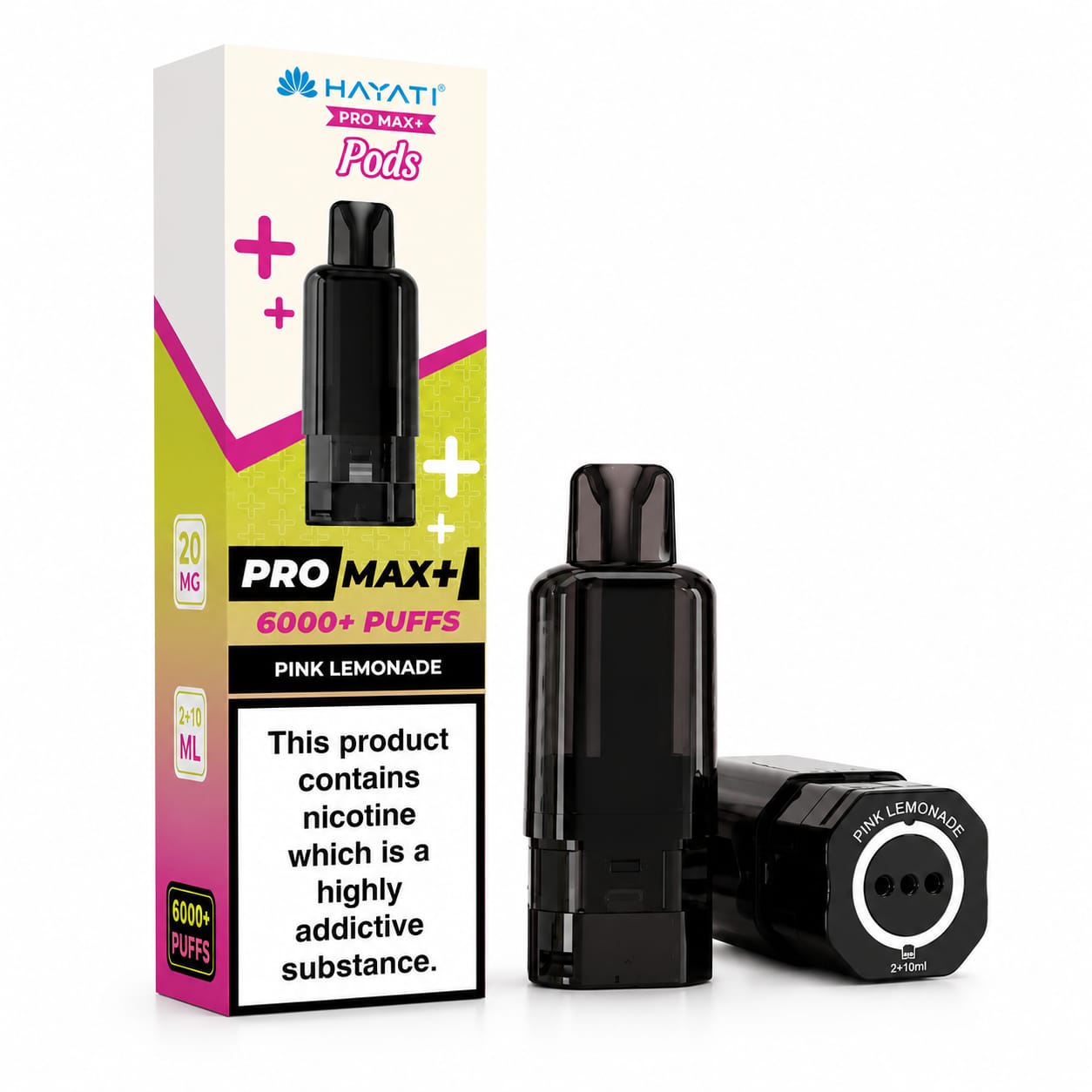 Hayati Pro Max Plus 6000 Puff Prefilled Replacement Pods, Pack Of 5