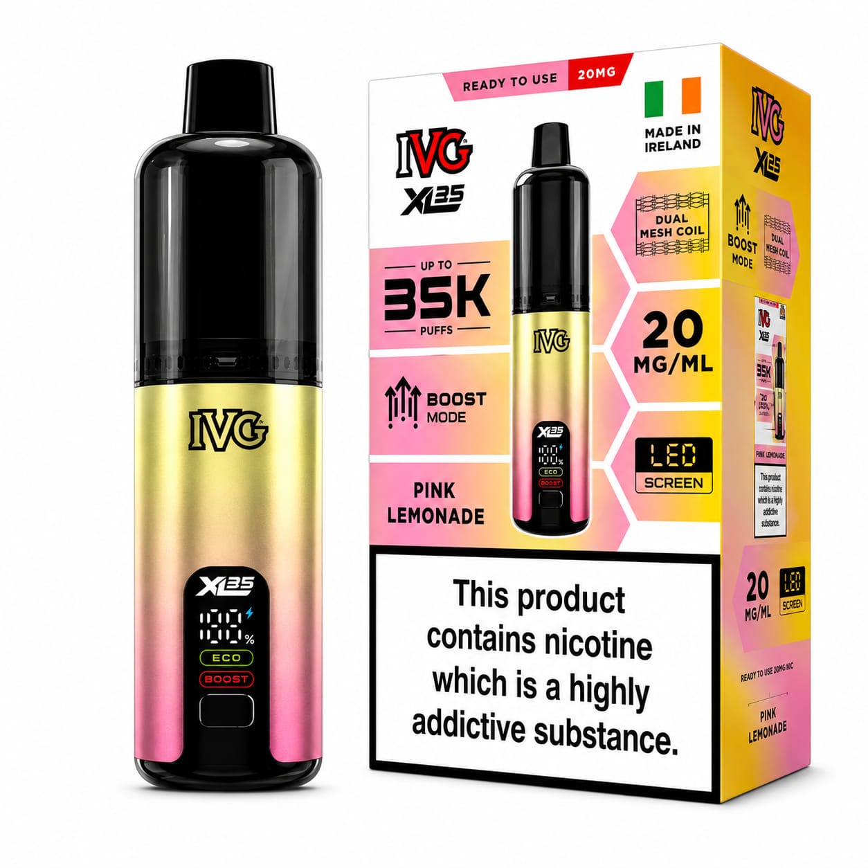 IVG XL 35K Prefilled Vape Kit.