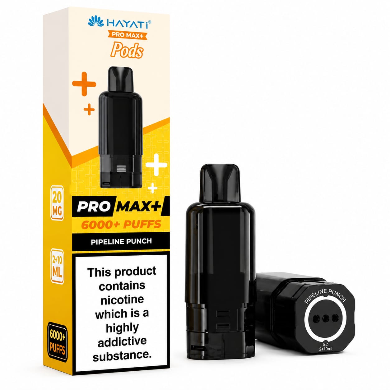Hayati Pro Max Plus 6000 Puff Prefilled Replacement Pods, Pack Of 5
