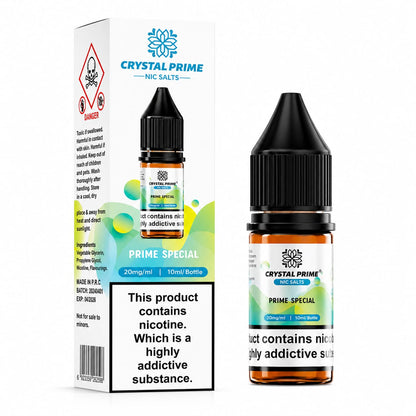 Crystal Prime 7000 Nic Salt 10ml E-Liquid - Pack of 10 Bottles