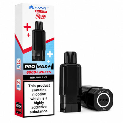 Hayati Pro Max Plus 6000 Puff Prefilled Replacement Pods, Pack Of 5
