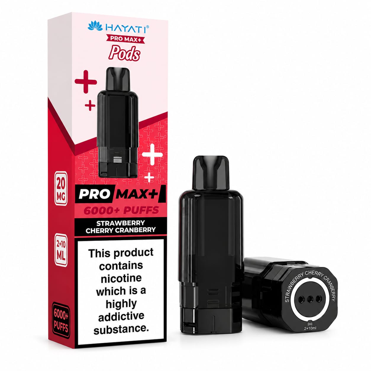 Hayati Pro Max Plus 6000 Puff Prefilled Replacement Pods, Pack Of 5
