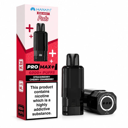 Hayati Pro Max Plus 6000 Puff Prefilled Replacement Pods, Pack Of 5
