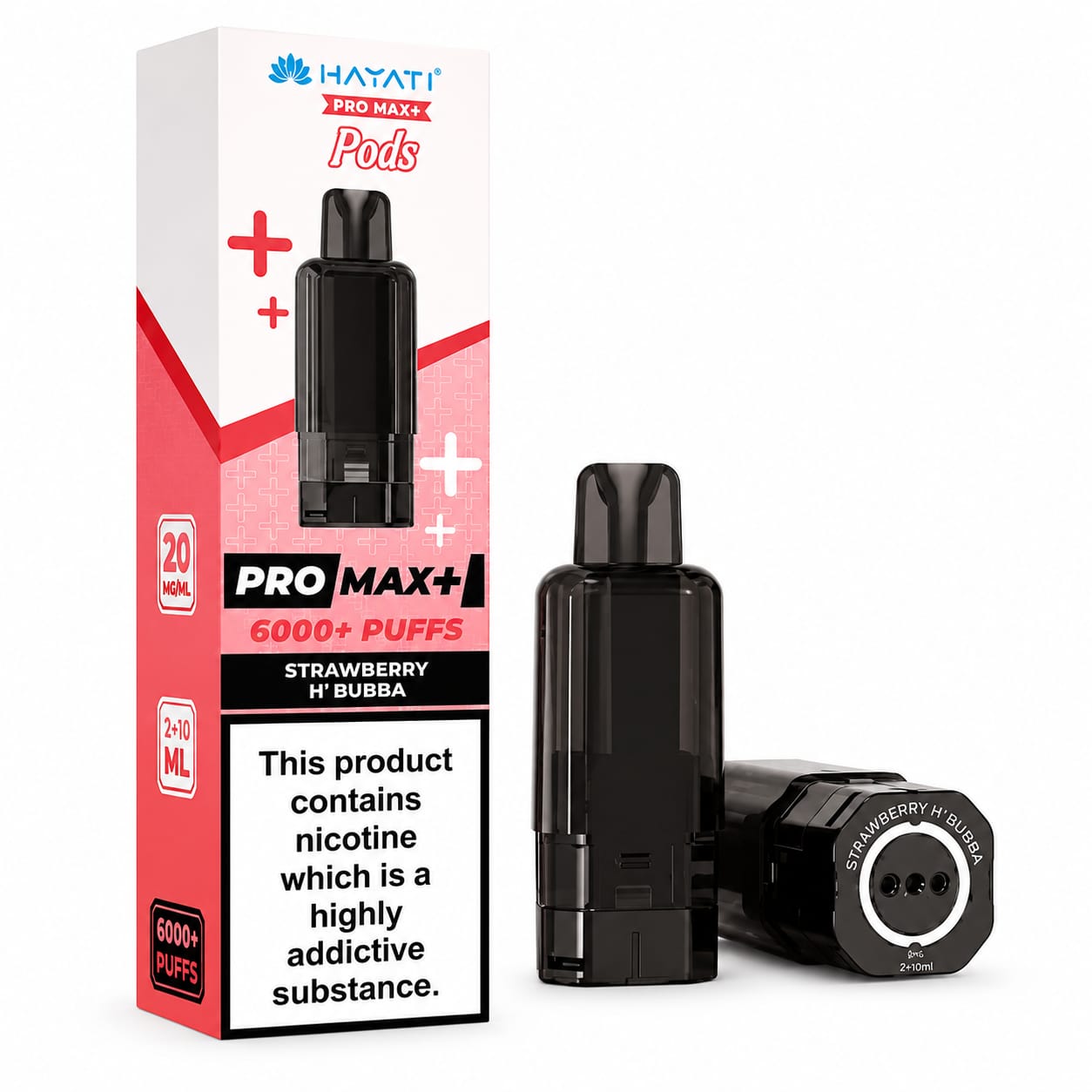 Hayati Pro Max Plus 6000 Puff Prefilled Replacement Pods, Pack Of 5