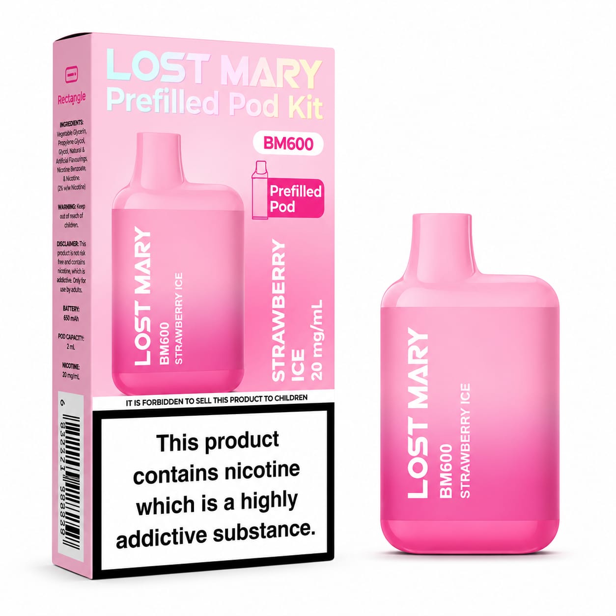 Lost Mary BM600 Prefilled Vape Kit - Single Edition