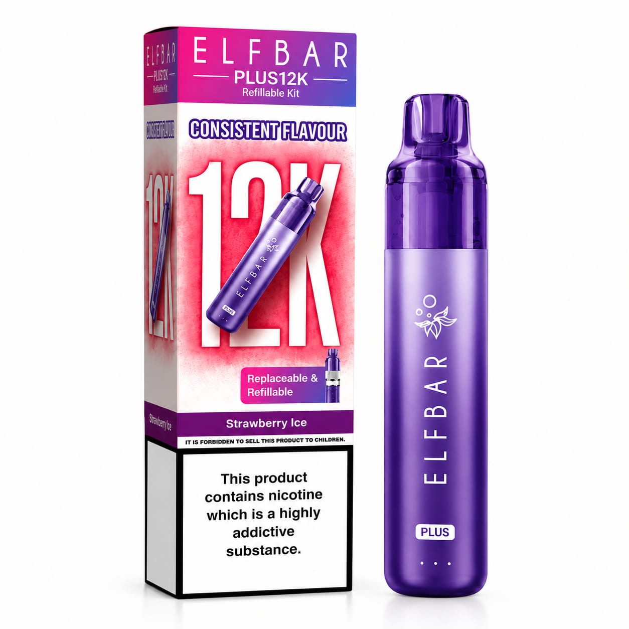 Elf Bar Elfplus 12K Prefilled Vape Kit: Single Kit