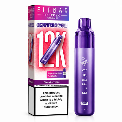Elf Bar Elfplus 12K Prefilled Vape Kit: Single Kit