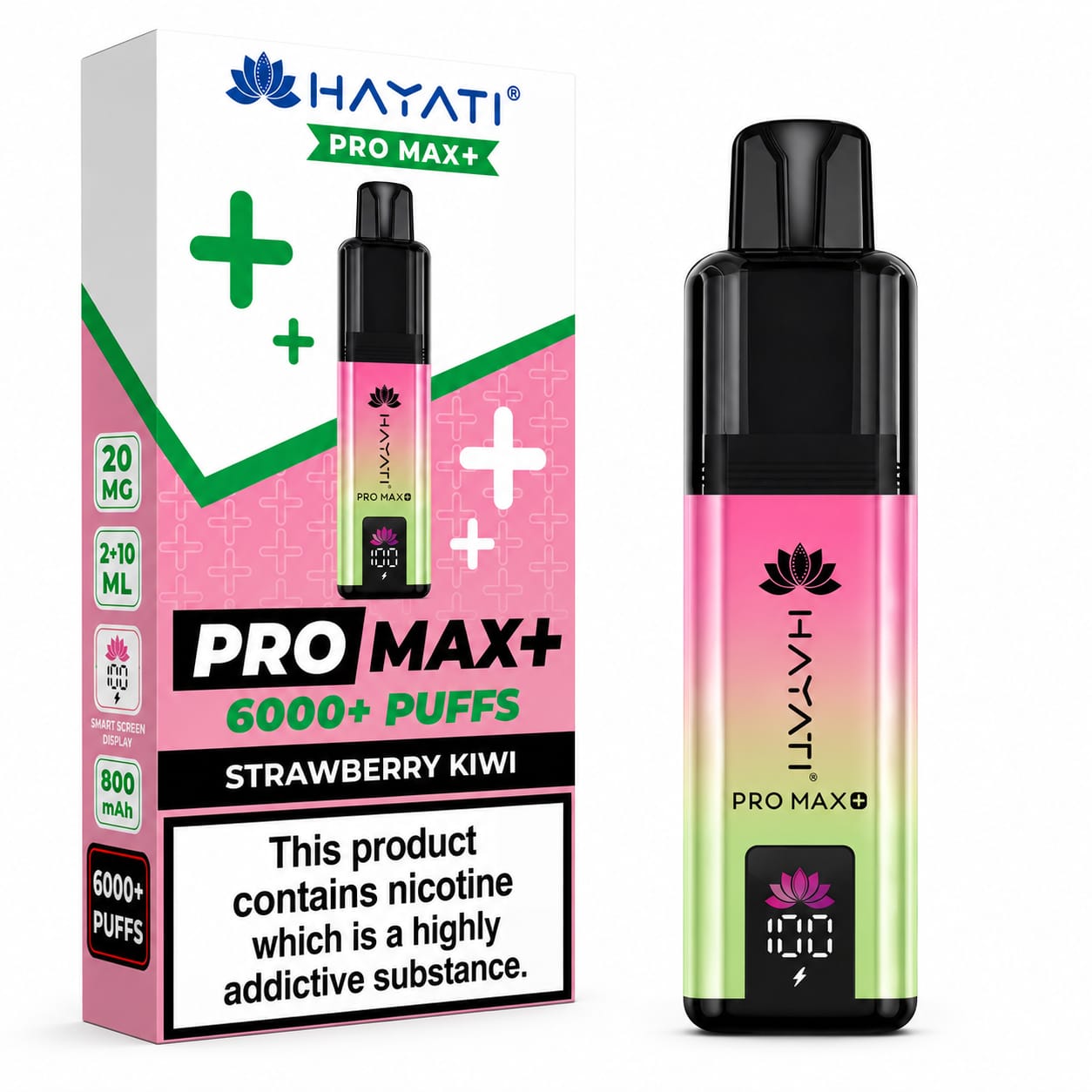 Hayati Pro Max Plus 6000 Puff Prefilled Vape Kit - Pack Of 5