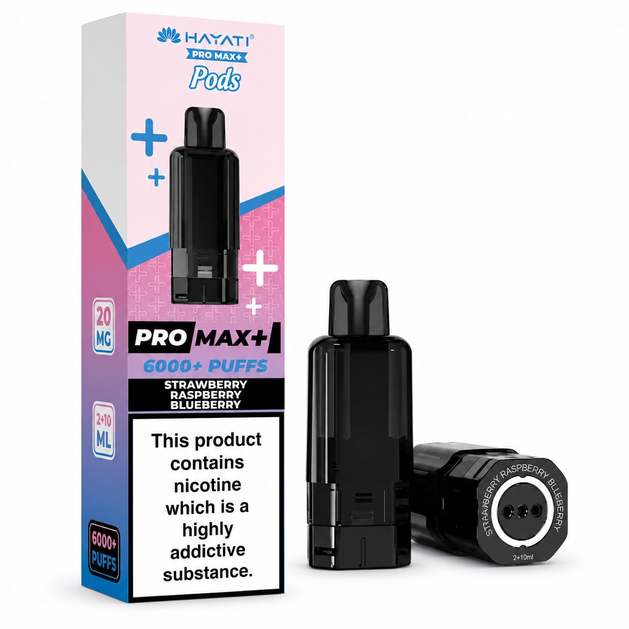 Hayati Pro Max Plus 6000 Puff Prefilled Replacement Pods, Pack Of 5