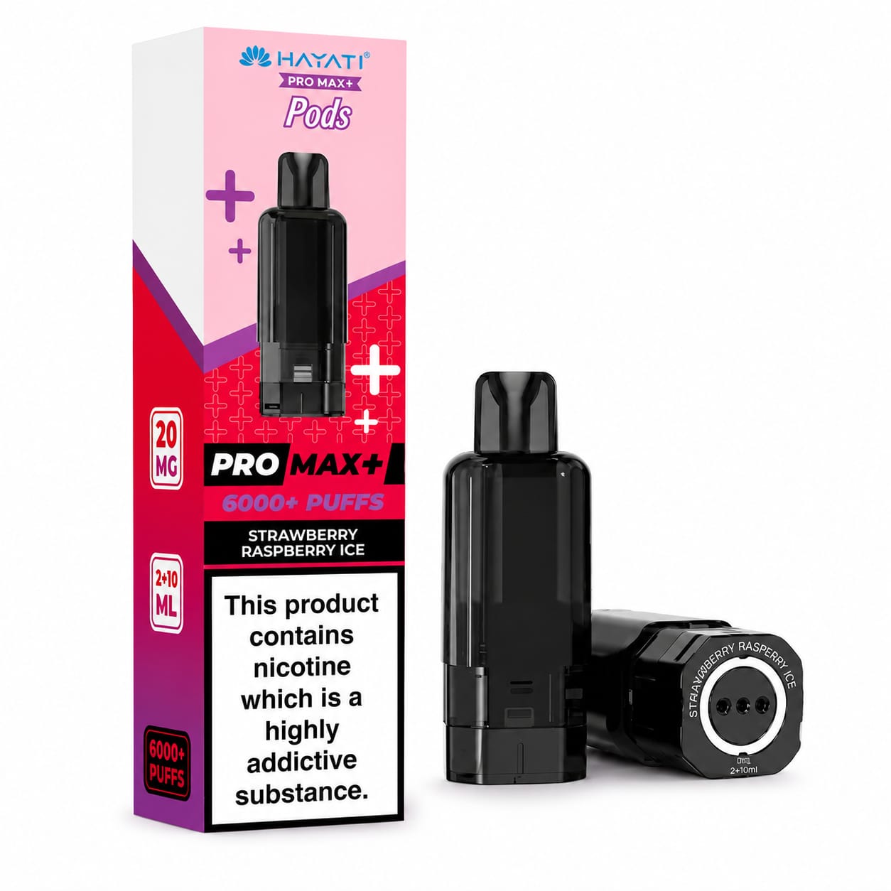 Hayati Pro Max Plus 6000 Puff Prefilled Replacement Pods, Pack Of 5