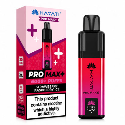 Hayati Pro Max Plus 6000 Puff Prefilled Vape Kit - Pack Of 5