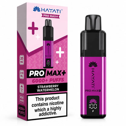 Hayati Pro Max Plus 6000 Puff Prefilled Vape Kit - Pack Of 5