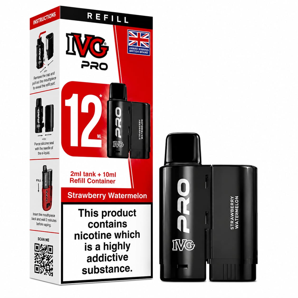 IVG Pro 12 Prefilled Replacement Pods, Single