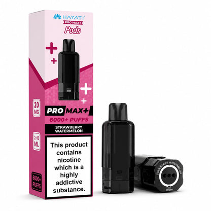 Hayati Pro Max Plus 6000 Puff Prefilled Replacement Pods, Pack Of 5