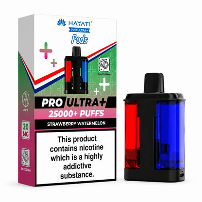 Hayati Pro Ultra Plus 25000 Puff Prefilled Replacement Pods 20mg, Pack Of 5