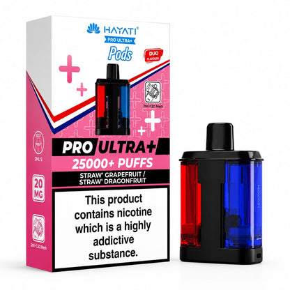 Hayati Pro Ultra Plus 25000 Puff Prefilled Replacement Pods 20mg, Pack Of 5