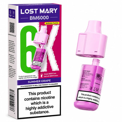 Lost Mary BM6000 Prefilled Replacement Pod, Single