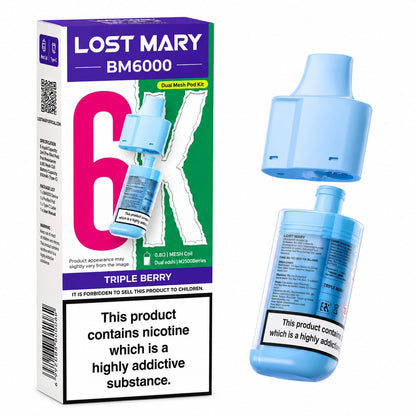 Lost Mary BM6000 Prefilled Replacement Pod, Single