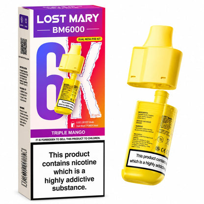 Lost Mary BM6000 Prefilled Replacement Pod, Single