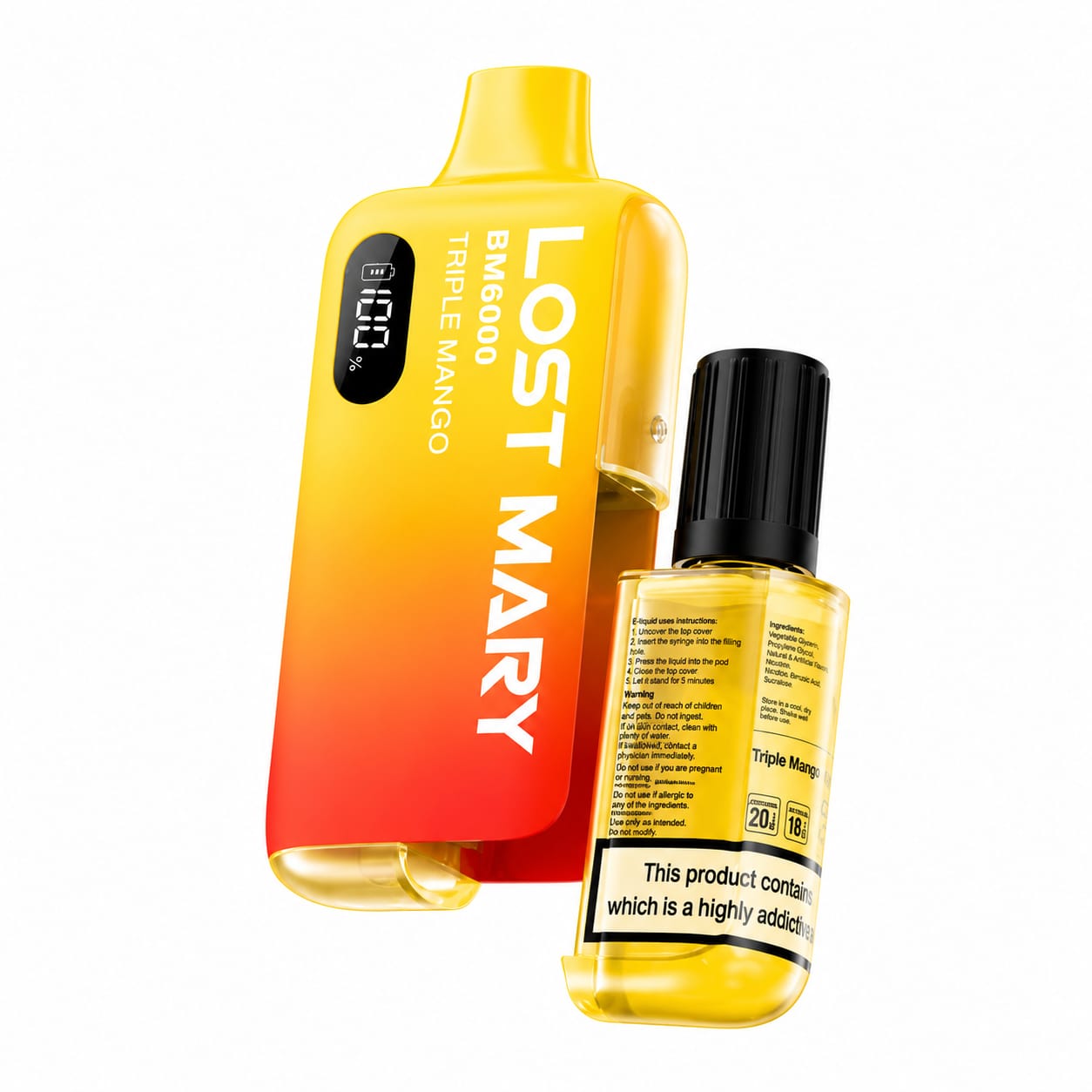 Lost Mary BM6000 Prefilled Vape Kit - Rechargeable 6000 Puff Vape (Single)