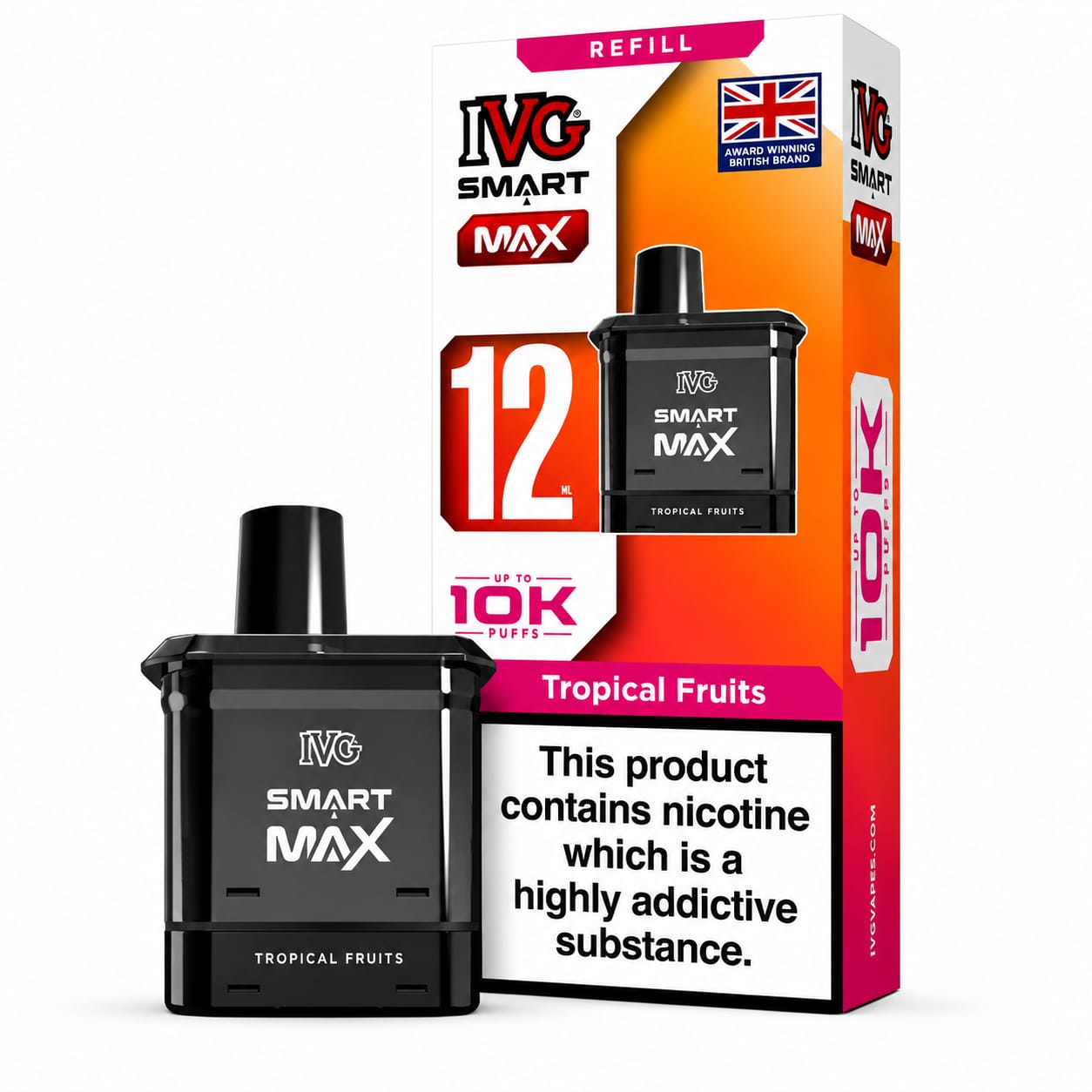 IVG Smart Max 10000 Puff Prefilled Replacement Pods - Pack of 5