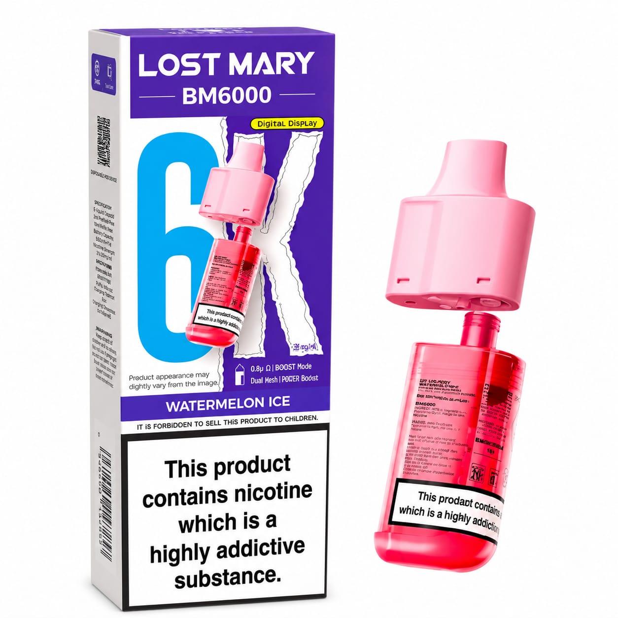 Lost Mary BM6000 Prefilled Replacement Pod, Single