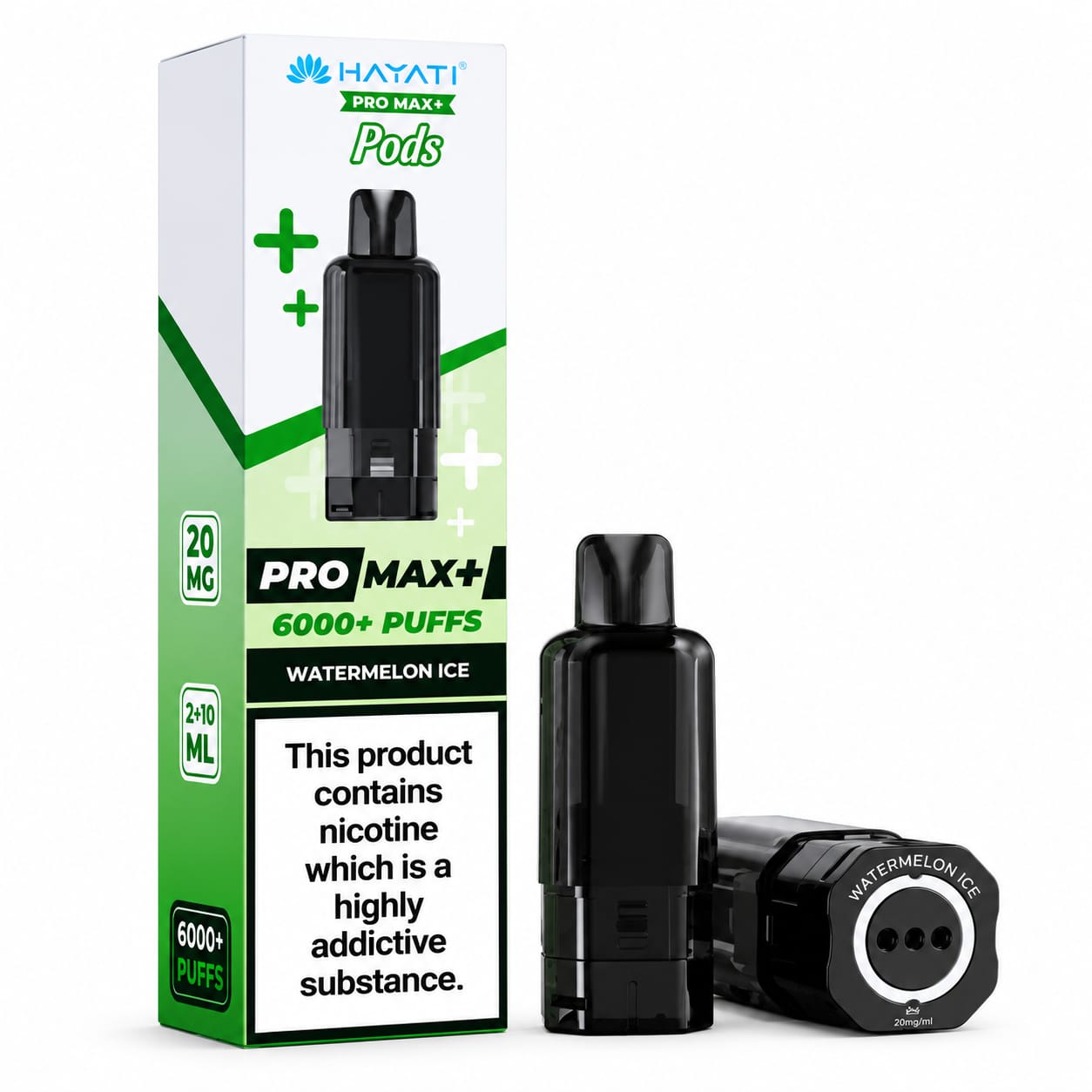 Hayati Pro Max Plus 6000 Puff Prefilled Replacement Pods, Pack Of 5